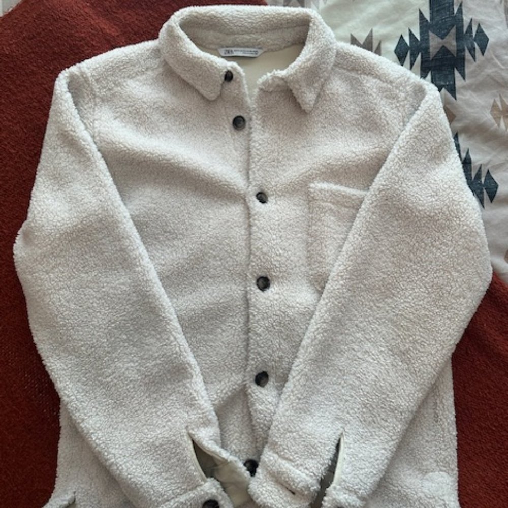 Men's ZARA Sherpa Jacket, Size L